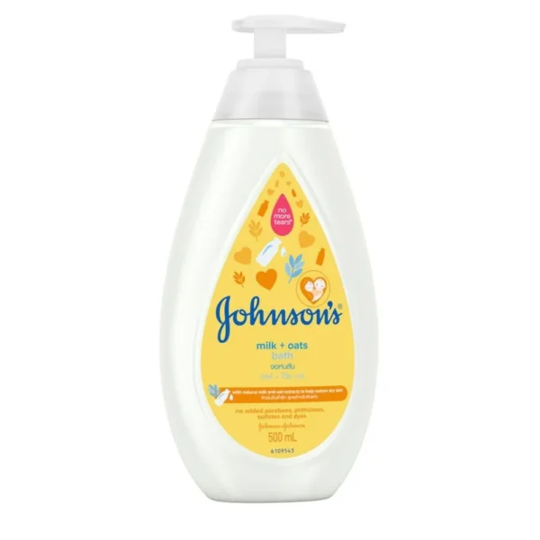 Sữa tắm chứa sữa & yến mạch Johnson chai 500ml
