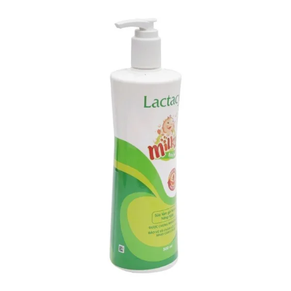 Sữa tắm gội trẻ em Lactacyd Milky chai 500ml