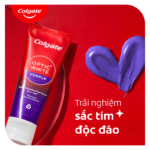 COLGATE Kem đrăng Optic white Purple100g