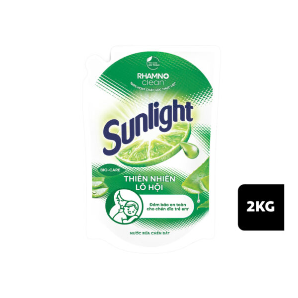 Nước Rửa Chén Sunlight Thiên Nhiên Lô Hội Túi 2kg