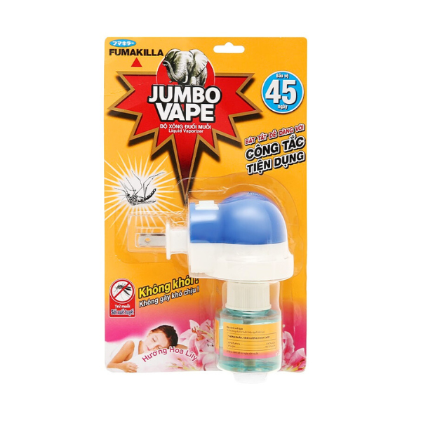 Bộ xông đuổi muỗi Jumbo 120g