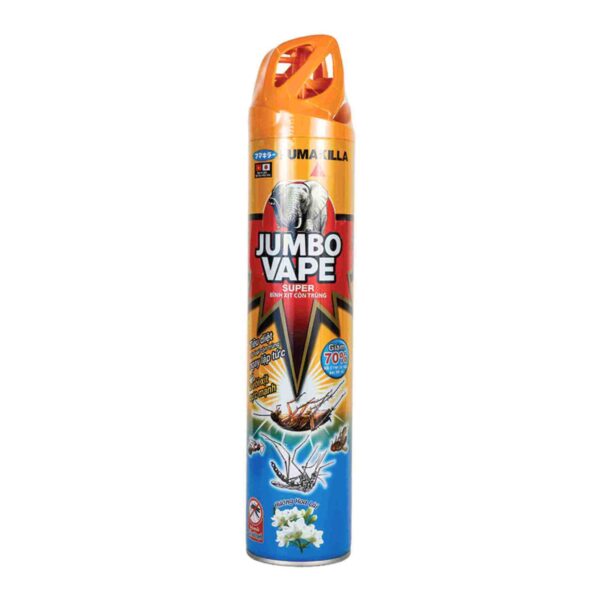 Xịt côn trùng Jumpo Vape hương lài chai 600ml