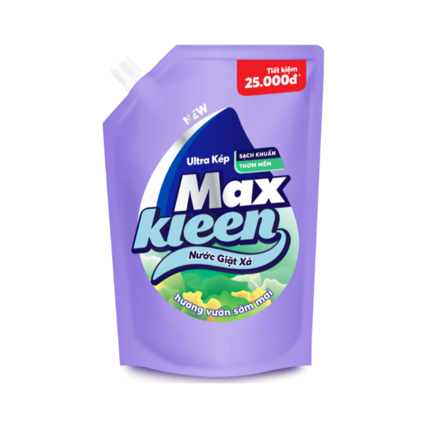 Nước giặt xả MaxKleen hương vườn sớm mai 2.4kg