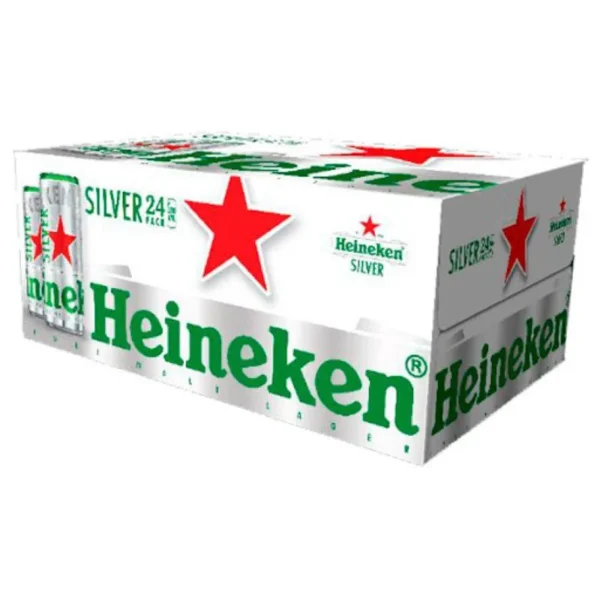 Thùng 24 lon bia Heineken Silver 330ml