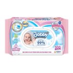 Khăn ướt trẻ em Bobby 100 miếng