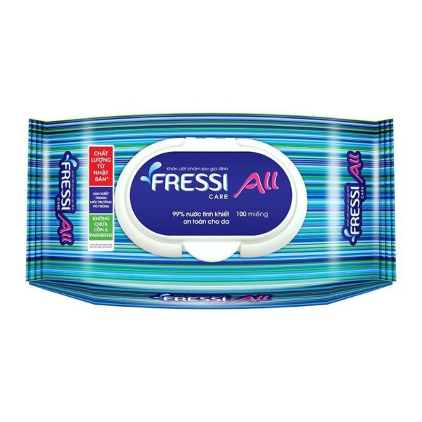 Khăn ướt chăm sóc da Fressi Care All 100 miếng