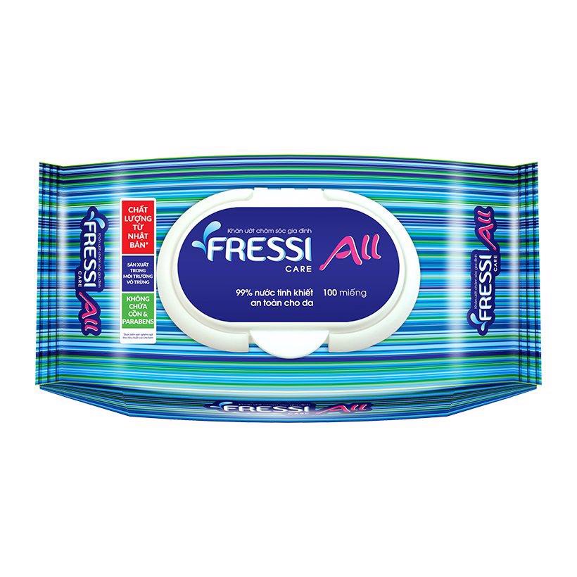 Khăn ướt chăm sóc da Fressi Care All 100 miếng