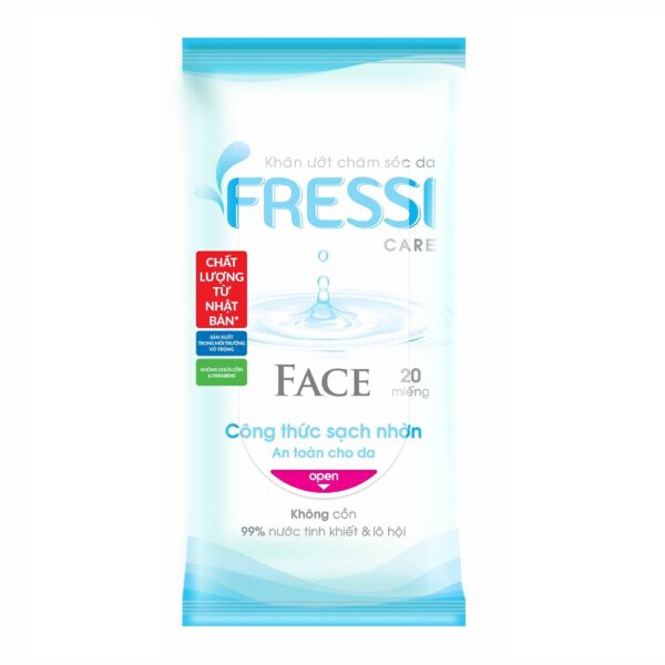 Khăn ướt lau mặt FRESSICARE 20 tờ