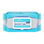 Khăn ướt cồn diệt khuẩn LETGREEN 50 tờ