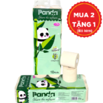 Giấy vệ sinh Panda lụa 3 lớp 10 cuộn có lõi