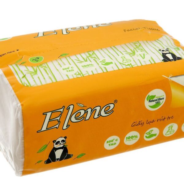 Giấy lụa rút tre Elene 100 tờ 3 lớp