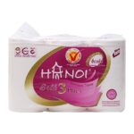 Giấy vệ sinh Hà Nội 6 cuộn 3 lớp có lõi