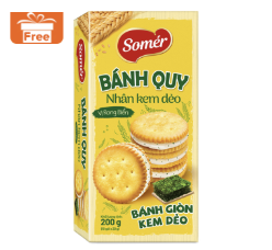 SOMÉR Bánh quy kem dẻo vị rong biển 200g