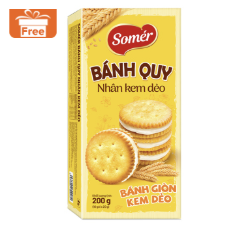 SOMÉR Bánh quy nhân kem dẻo 200g